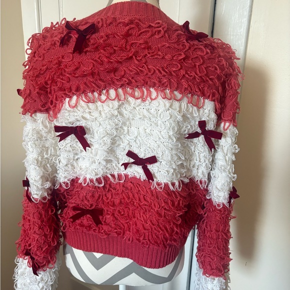Red bow Cardigan - Picture 3 of 5